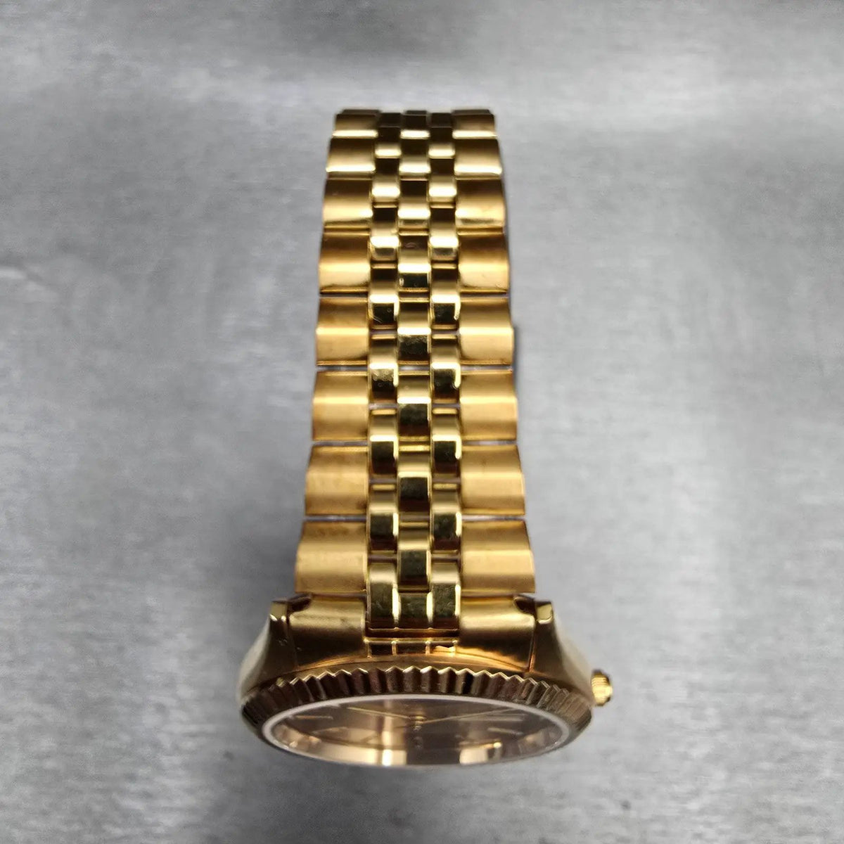 Citizen President Watch Men 35mm Gold Dial Gold Daydate 6100-R00391 New Batt JP4