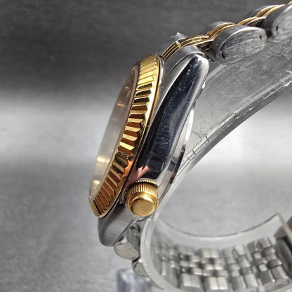 Citizen Watch Women 25mm Champagne Dial Two Tone Daydate 6000-R00413 New Battery2