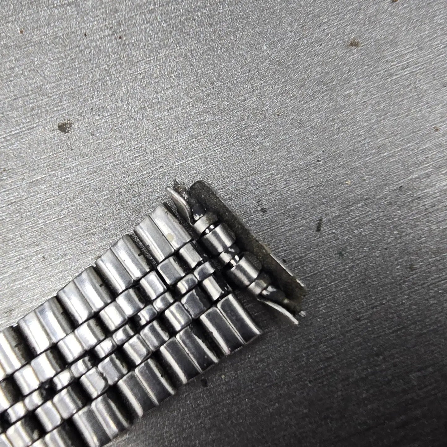 Citizen Bracelet 18mm Stainless Steel Two Tone Vintage Japan ONLY ONE END LINK9