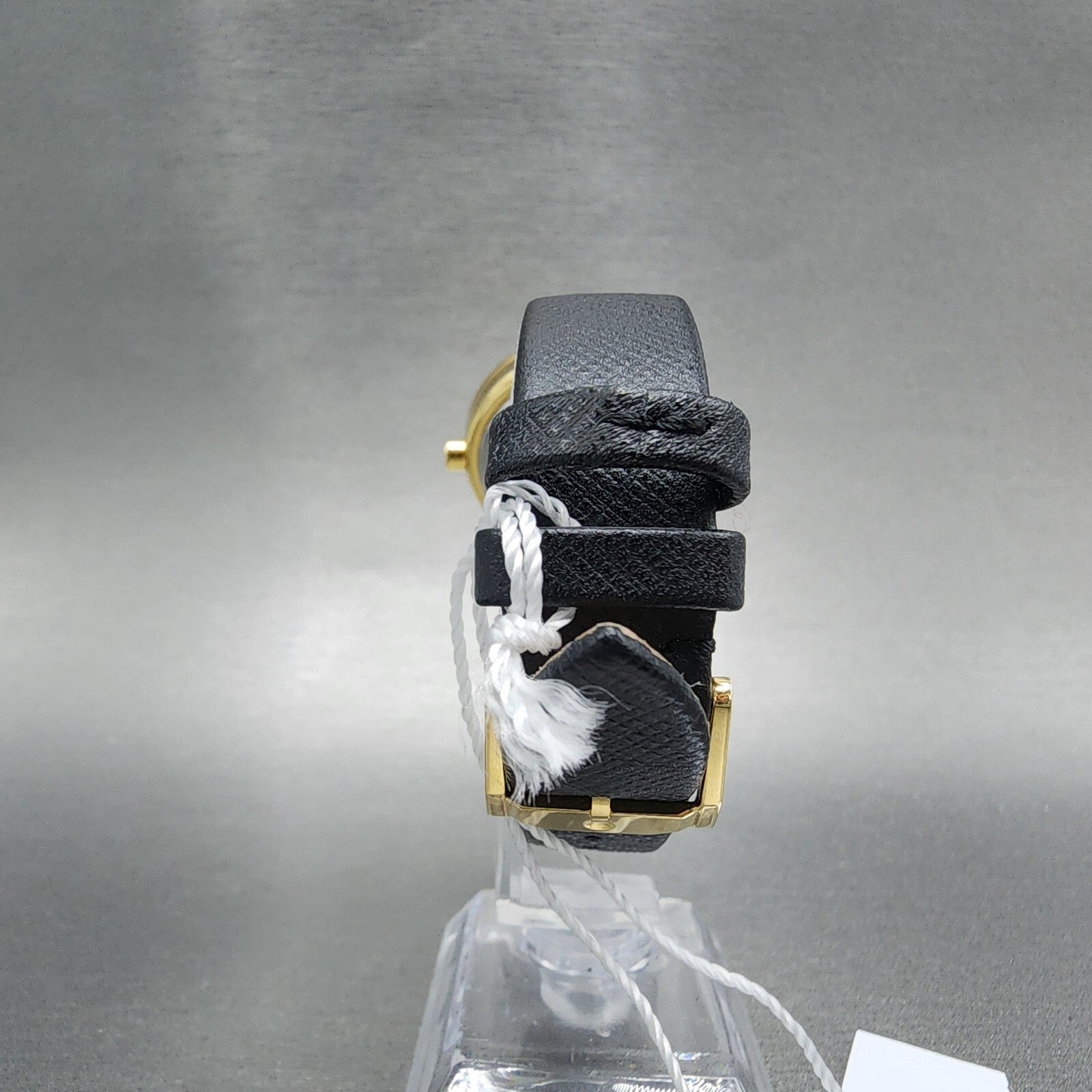 Movado Museum Classic Automatic Watch Women 32mm Black Dial Gold Tone Date Runs7