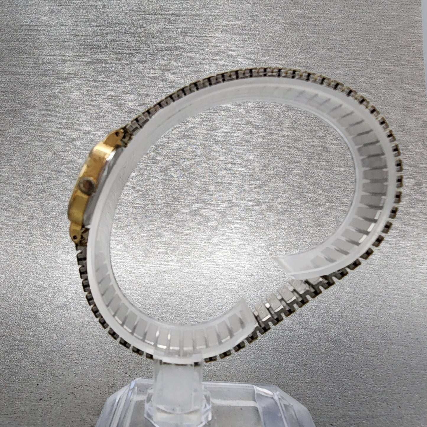 Citizen CQ Watch Women 20mm Gold Dial Gold Tone Rectangle New Battery VTG6