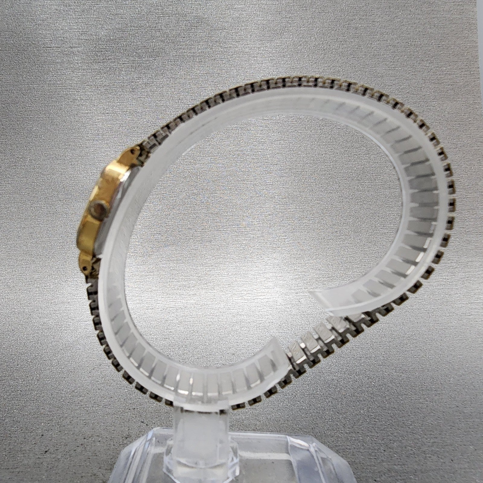 Citizen CQ Watch Women 20mm Gold Dial Gold Tone Rectangle New Battery VTG6