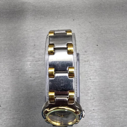 Citizen CQ Watch Women 20mm Silver Dial Two Tone Round 5920-S49593 New Battery G4