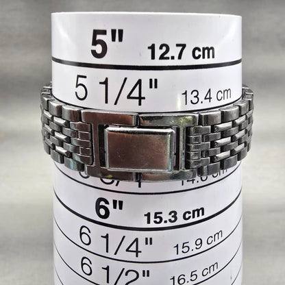 Seiko Watch Women 23mm White Dial Gray Tone Date Round 7N89-0281 New Battery9