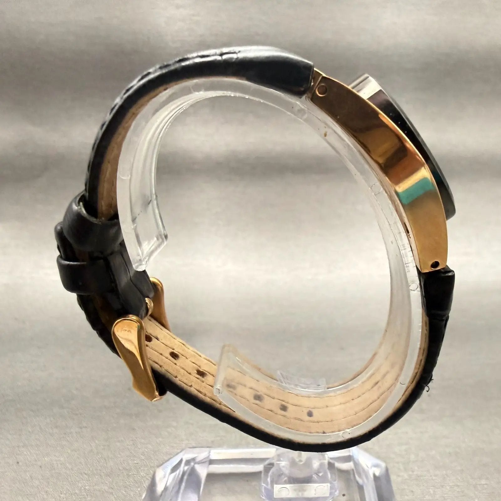 Seiko Pulsar Watch Women 29mm MOP Dial Two Tone Date Round VX32-X392 New Battery6