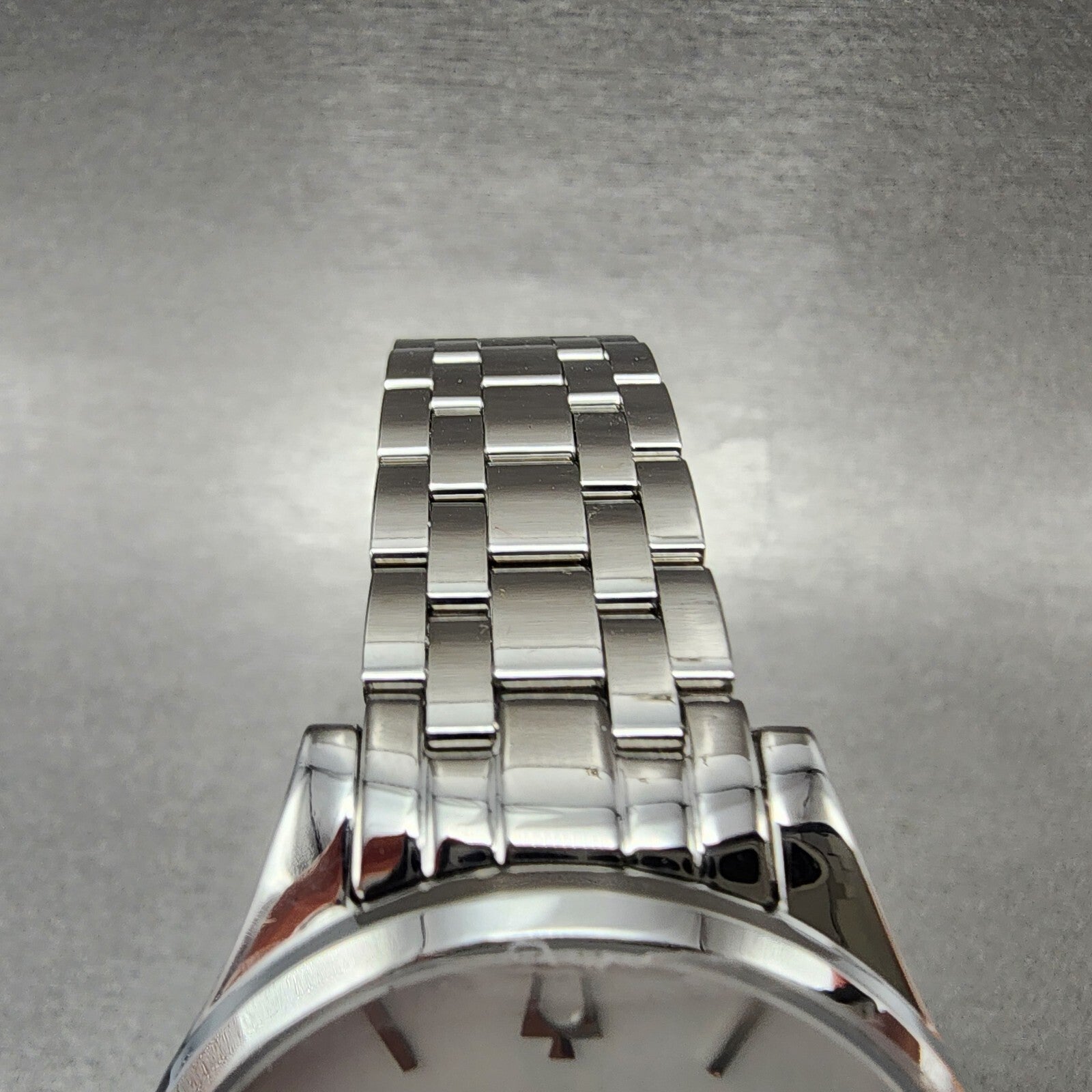 Bulova Sutton Watch Women 36mm Mop Dial Steel Diamonds Date Round 96P2204