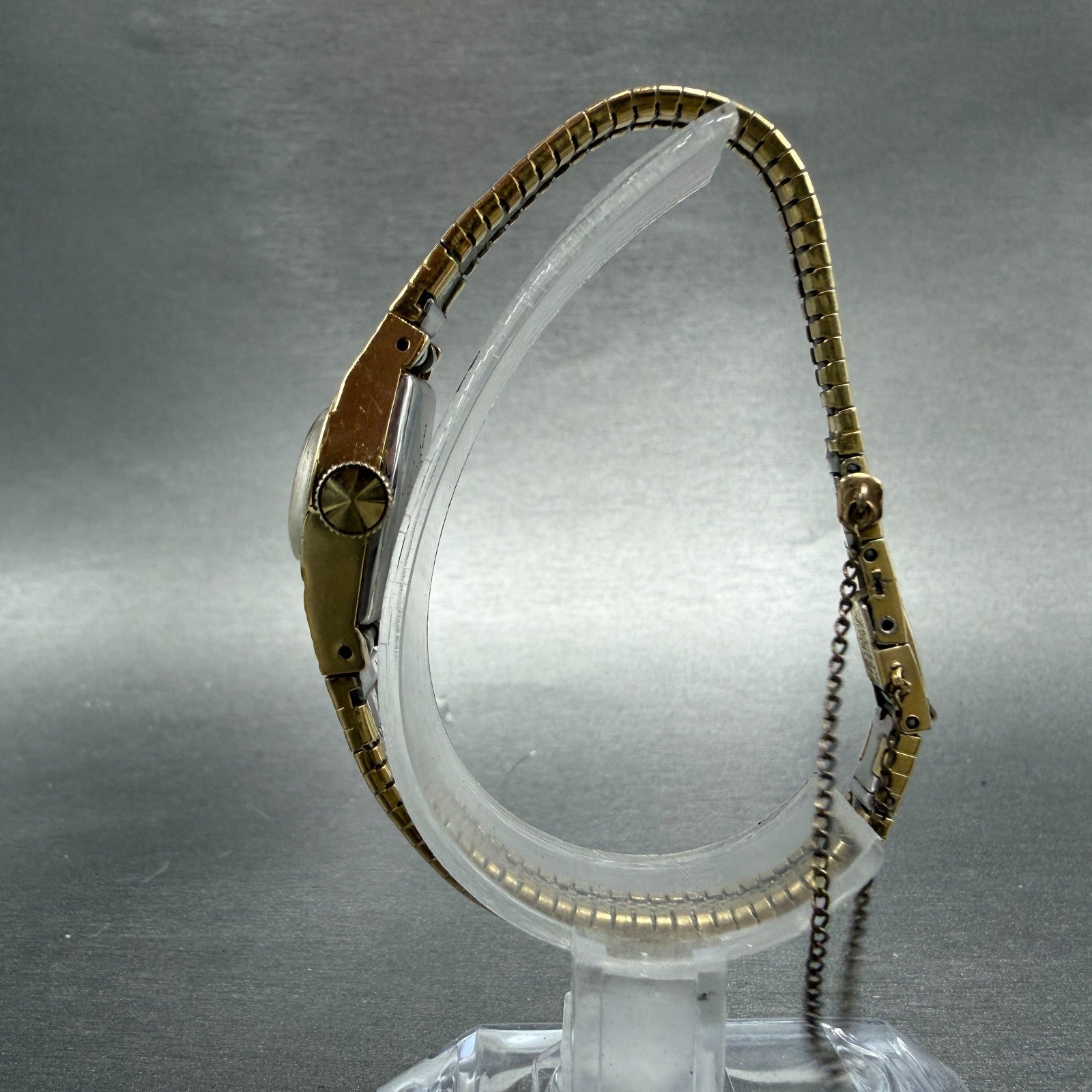 Seiko Rainbow Watch Women 17mm Champagne Dial Gold Tone Manual 11-7450 Runs6