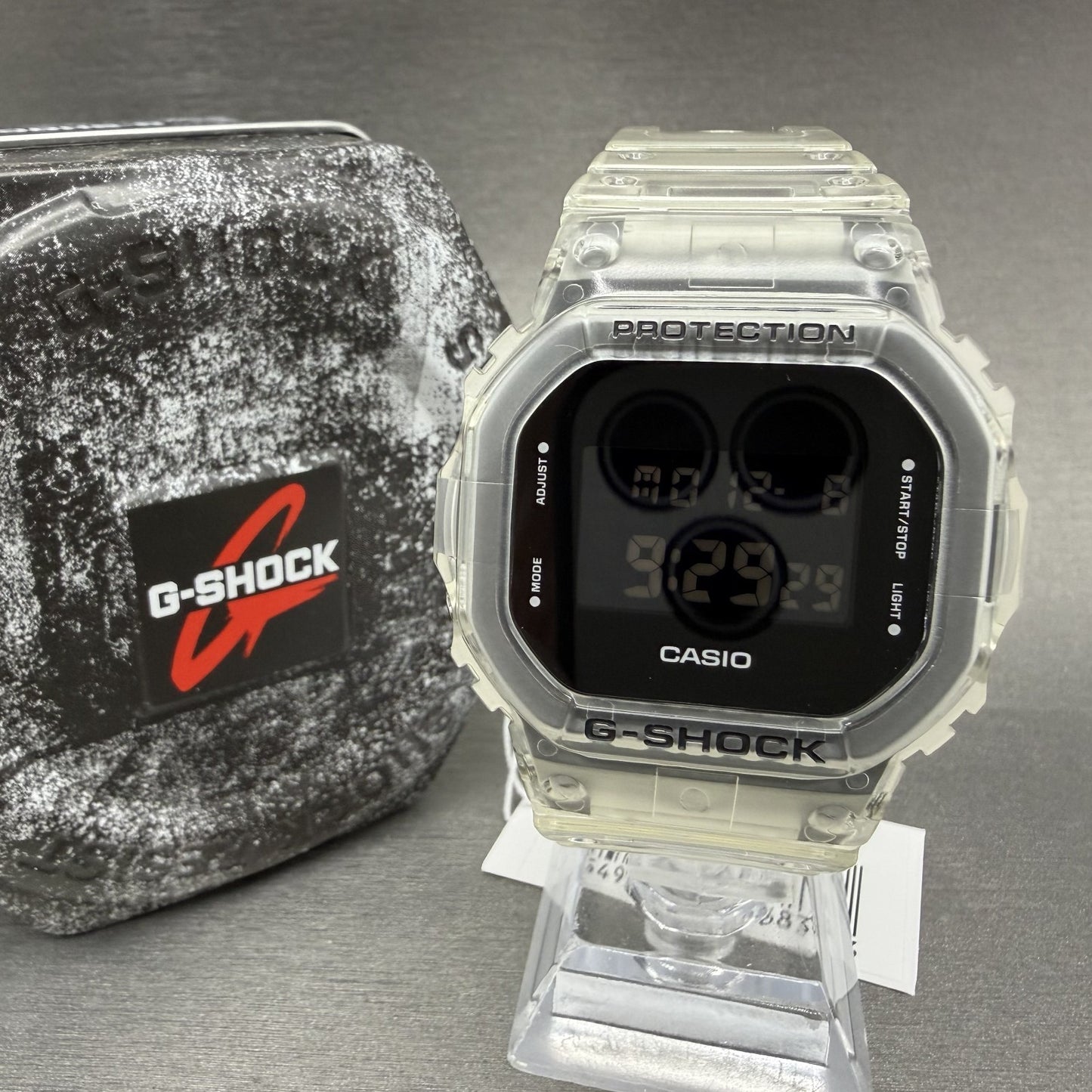 Caiso G-Shock DW-5600SKE Watch Men 44mm Digital Clear Alarm Chronograph Octagon0
