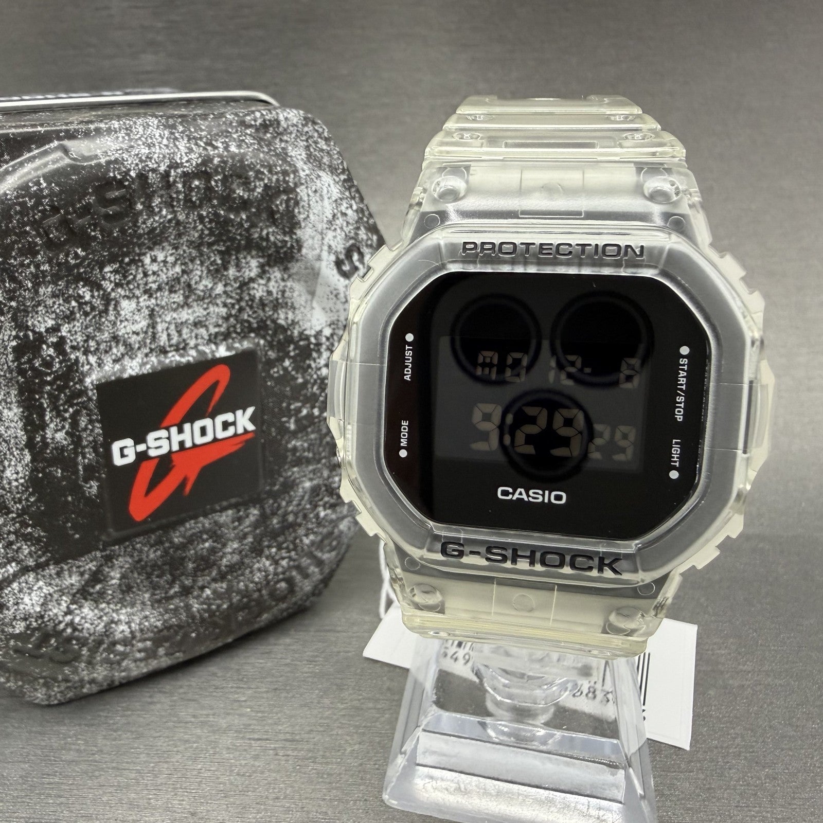 Caiso G-Shock DW-5600SKE Watch Men 44mm Digital Clear Alarm Chronograph Octagon0