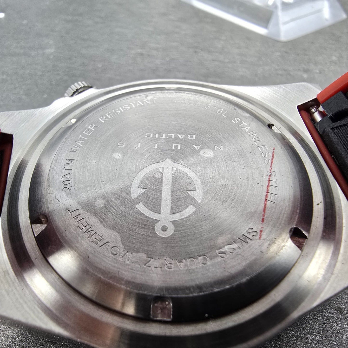 Nautis Baltic Watch Men 45mm Black Dial Steel Date Round NAUN104-1 New Battery9