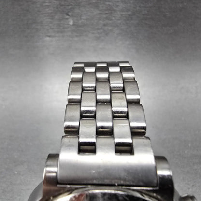 Citizen Eco-Drive Attesa Watch Men 38mm Black Dial Titanium Chrono Alarm Works4
