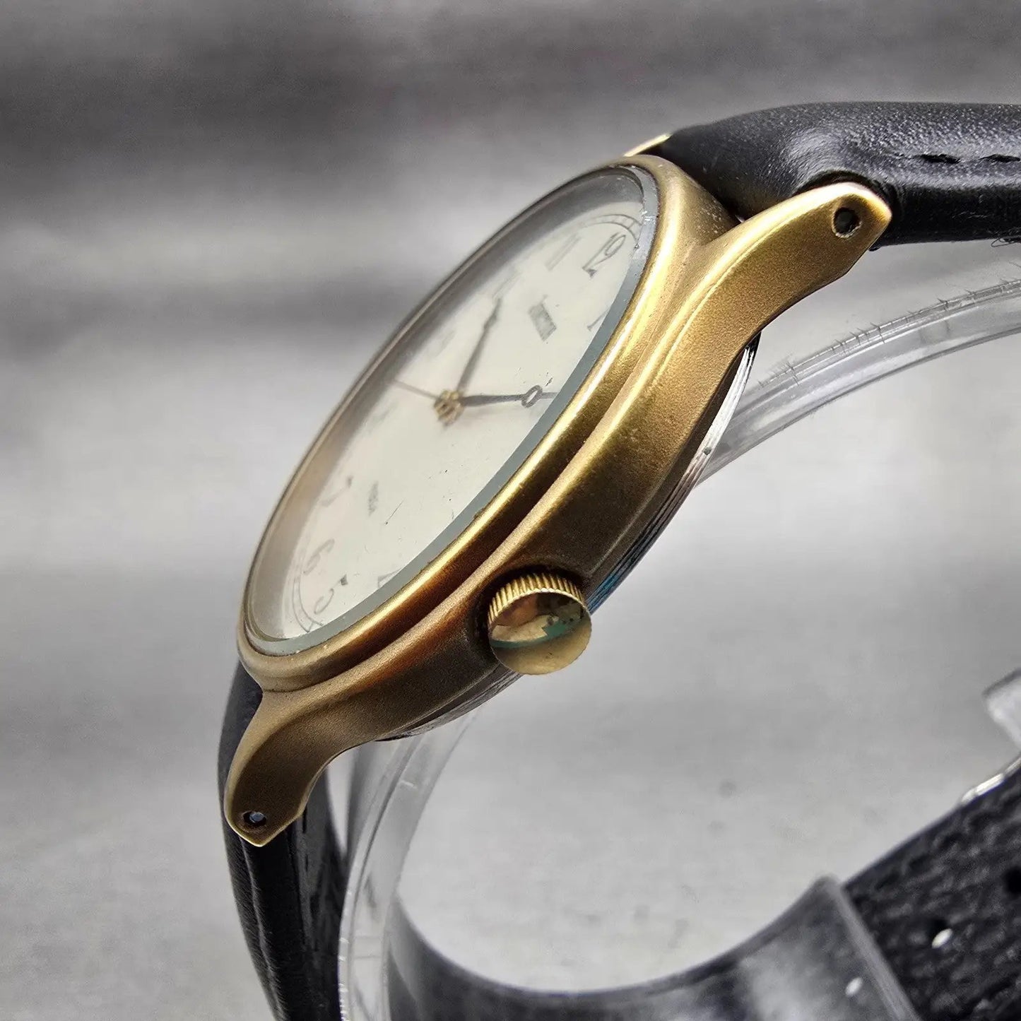 Citizen Vega Junction Watch Men 33mm White Dial Gold Tone 6A31-K02864 New Batt2