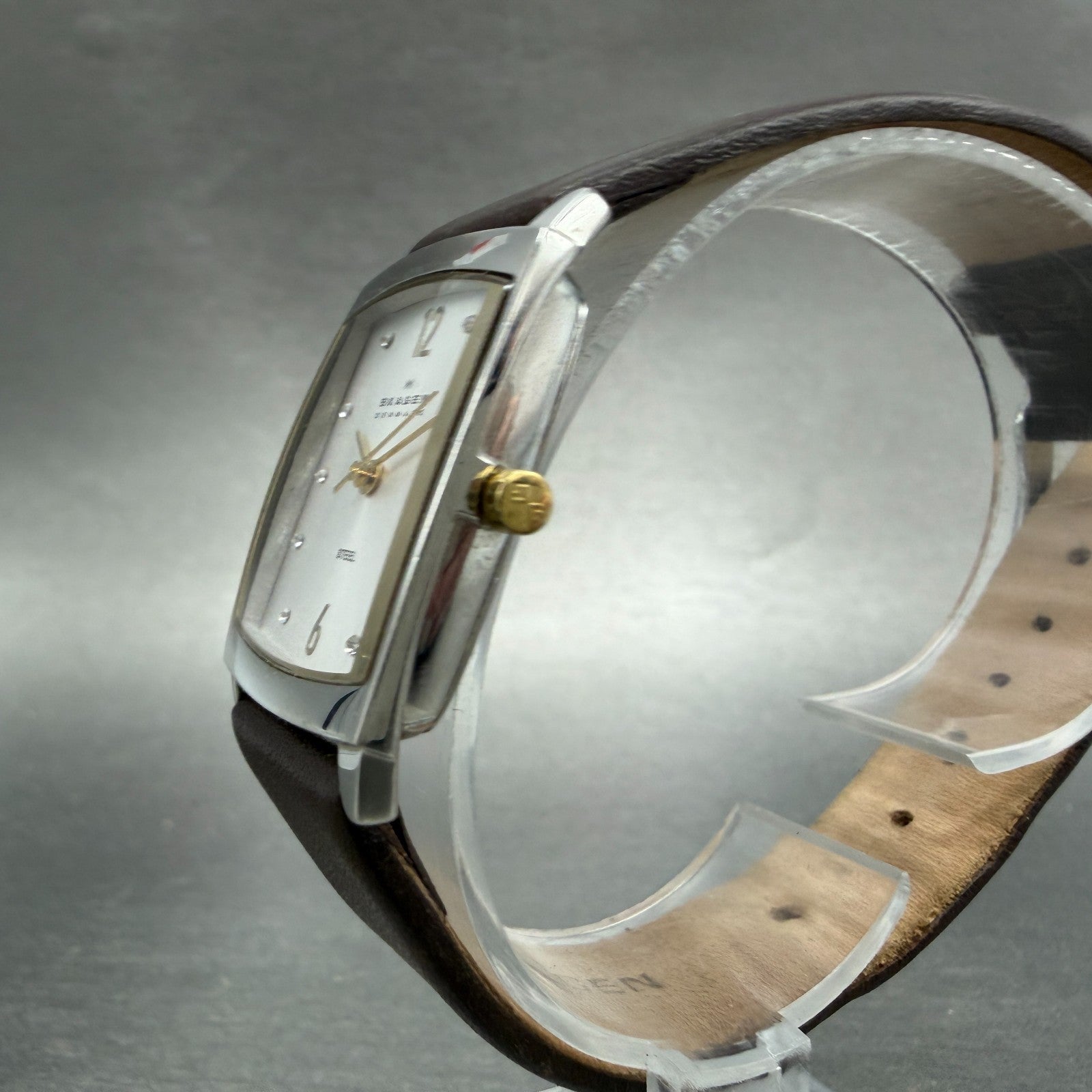 Skagen Tank Watch Women 24mm Silver Dial Steel Rectangle 691SSLG New Battery6