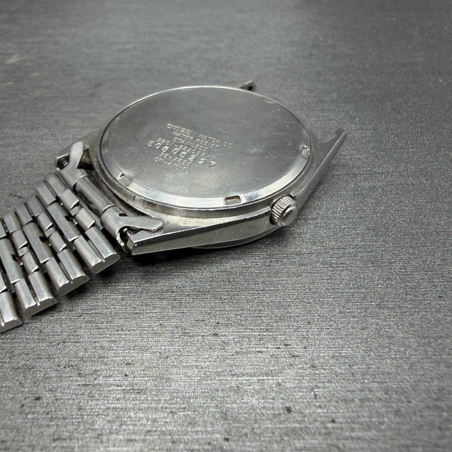 Citizen Railroad Approved Watch Men 35mm White Dial Silver 3801-892053 PARTS15