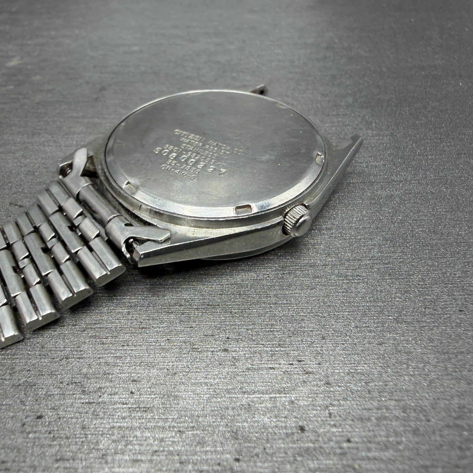 Citizen Railroad Approved Watch Men 35mm White Dial Silver 3801-892053 PARTS15