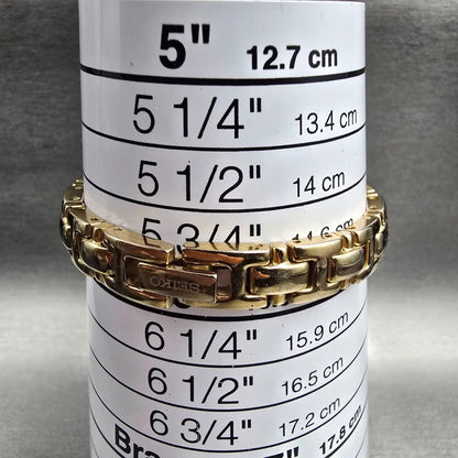 Seiko Watch Women 17mm Gold Dial Gold Tone Oval 1N01-0CS0 New Battery Vintage9