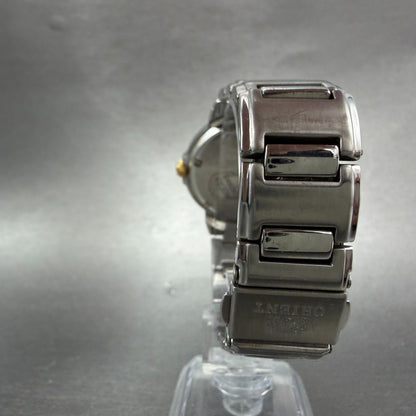 Orient Crystal Tri Star Watch Men 36mm White Dial Steel Date Round New Battery7