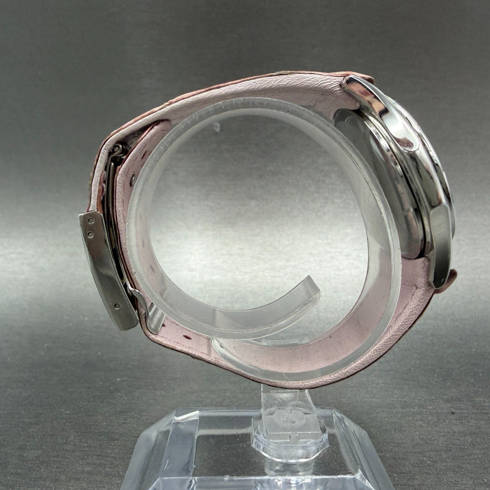 Seiko Lukia Chronograph Watch Women 35mm MOP dial Steel Date 7T92-0BV0 New Bat8