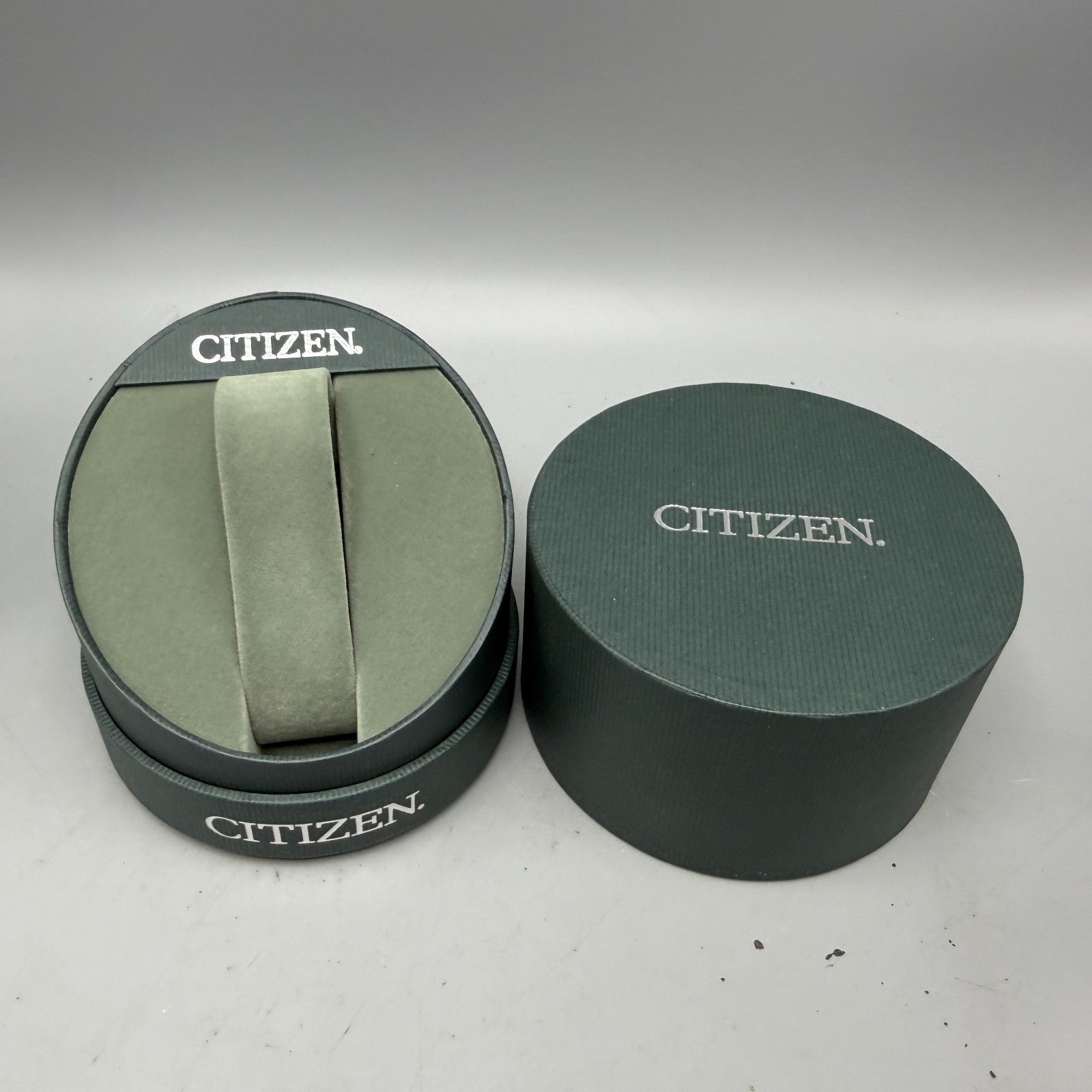 Citizen Presentation Watch Box Case Gray Cardboard Round 2000's 2010's3
