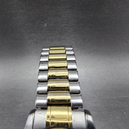 Timex Watch Men 36mm Silver Dial Two Tone Daydate Round T2M935 new Battery4