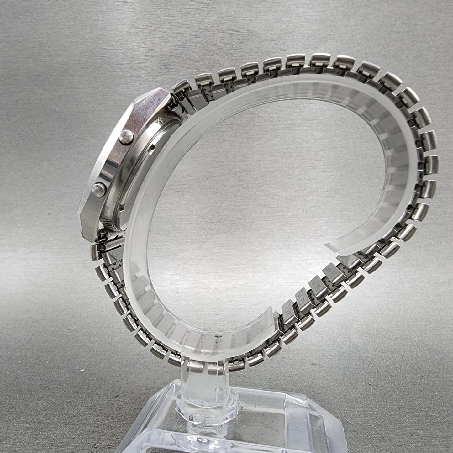 Casio AA91W Watch Men 36mm Digital Blue Silver Tone Alarm Chrono New Battery6