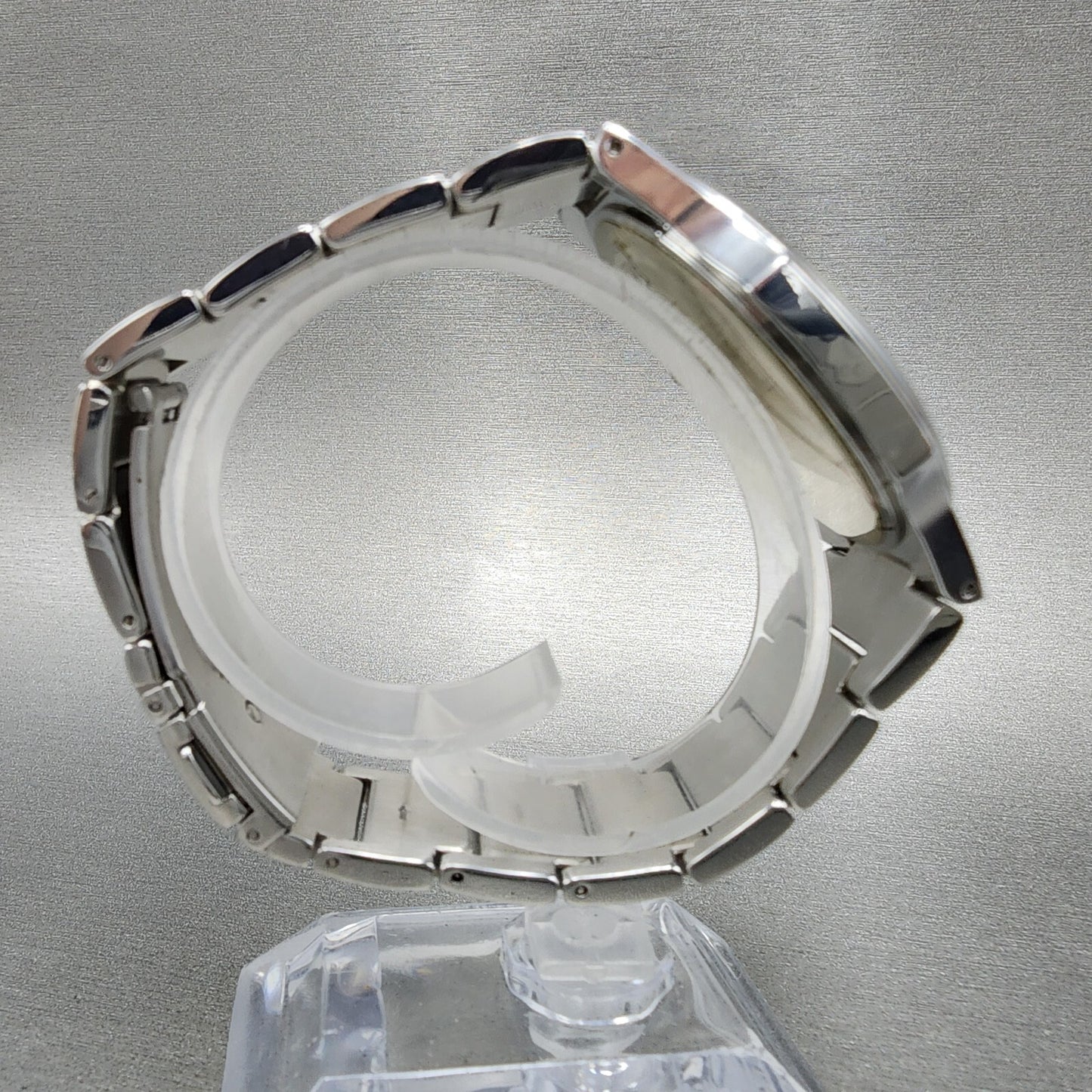 Technos 1900 Watch Men 41mm White Dial Steel Octagon T2591 New Battery