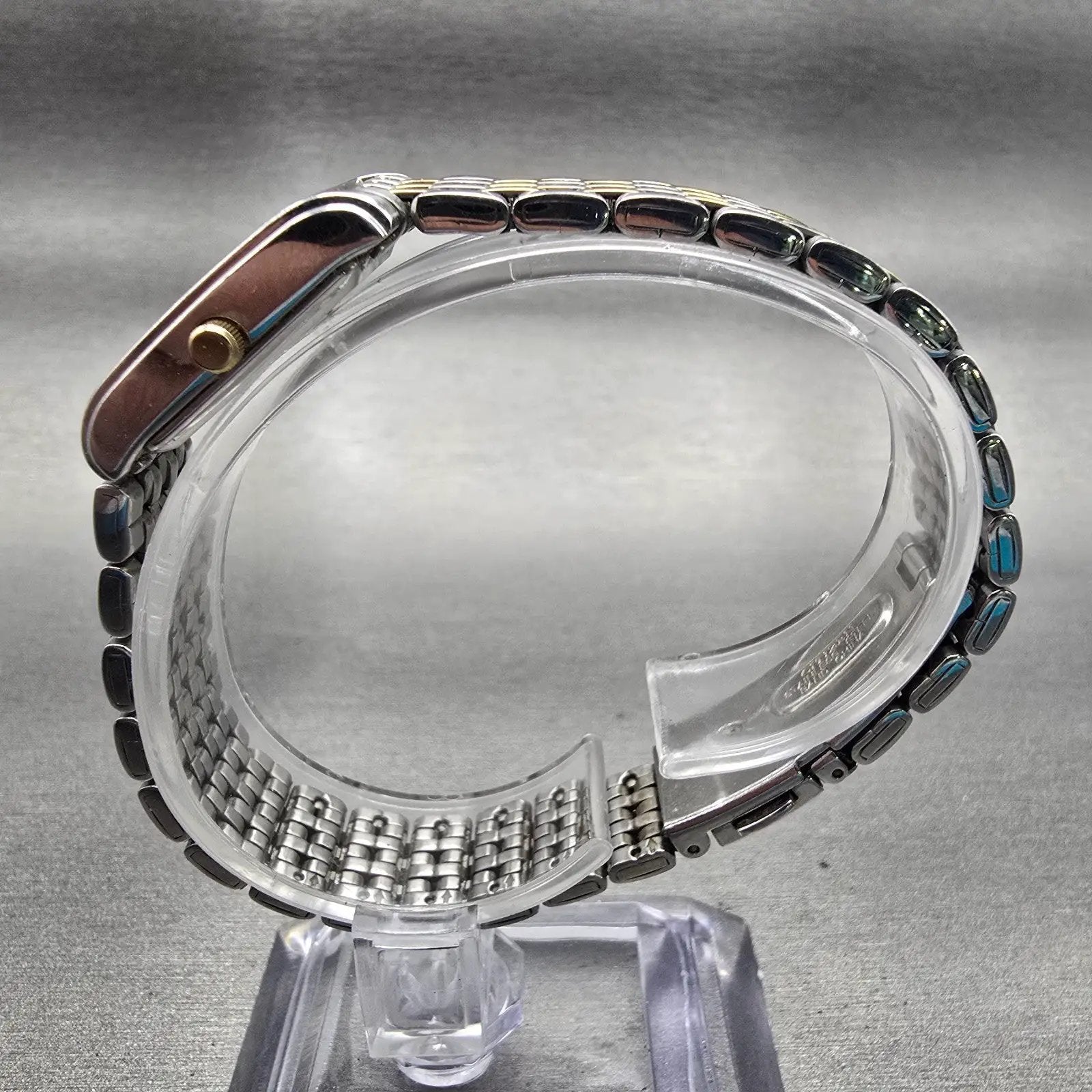 Citizen Watch Women 18mm White Dial Silver Tone Rectangle 5930-S038588 New Batt6