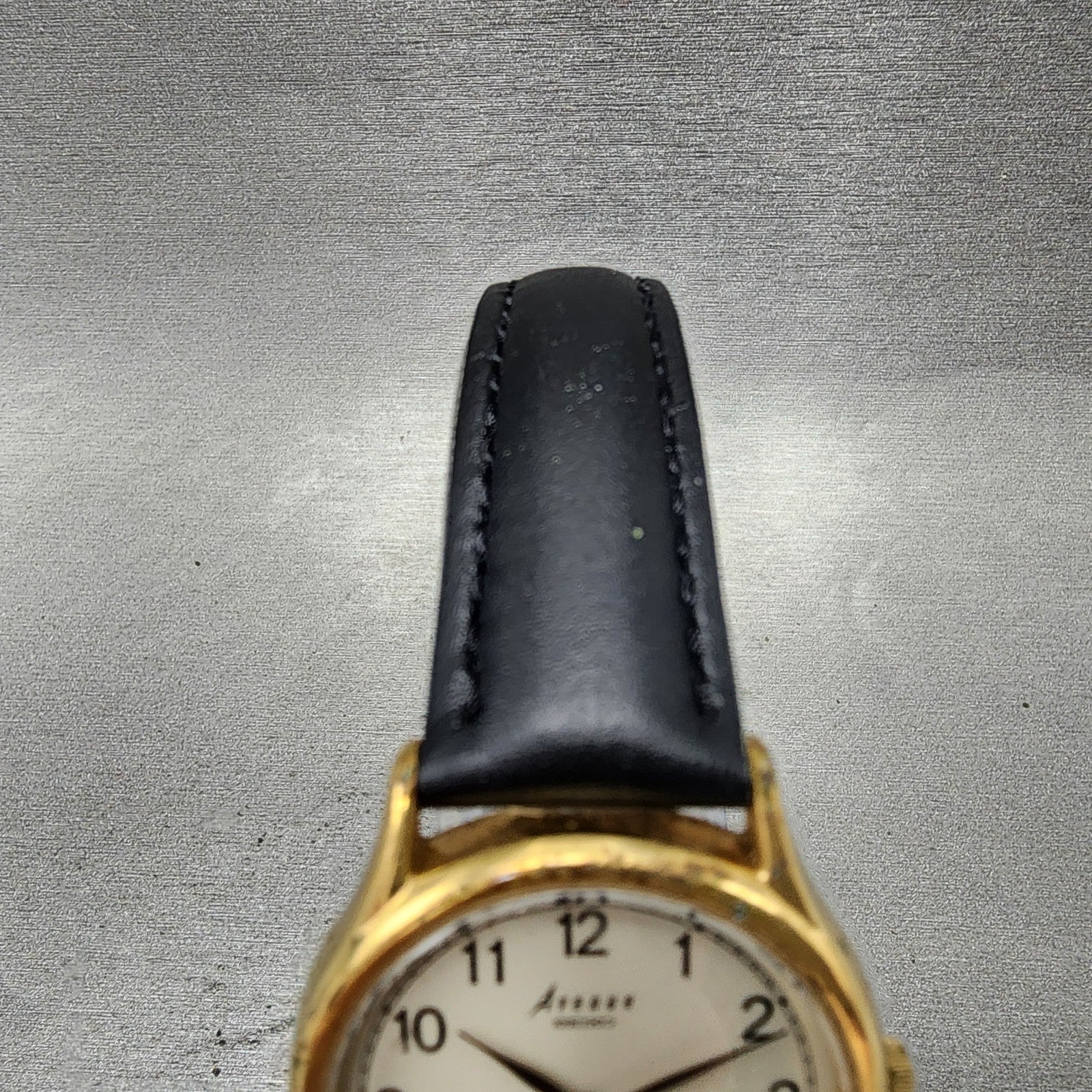 Seiko Avenue Watch Men 31mm White Dial Gold Tone Round 2g286090 New Battery4