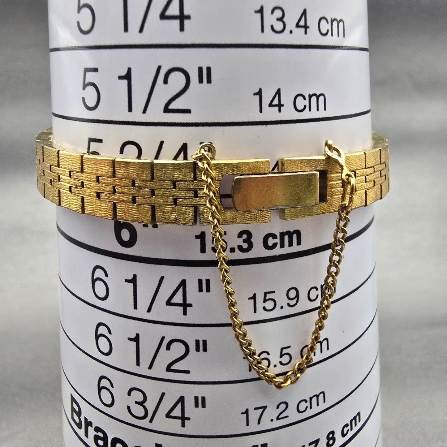 Seiko Watch Women 12mm Gold Dial Gold Tone Rectangle 2E20-5559 New Battery VTG9