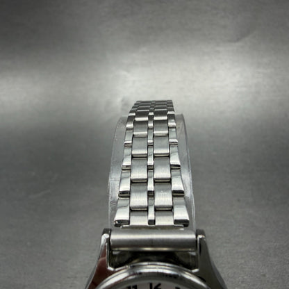 Casio Watch Women 25mm White Dial Silver Tone Round LQ-410 New Battery VTY4