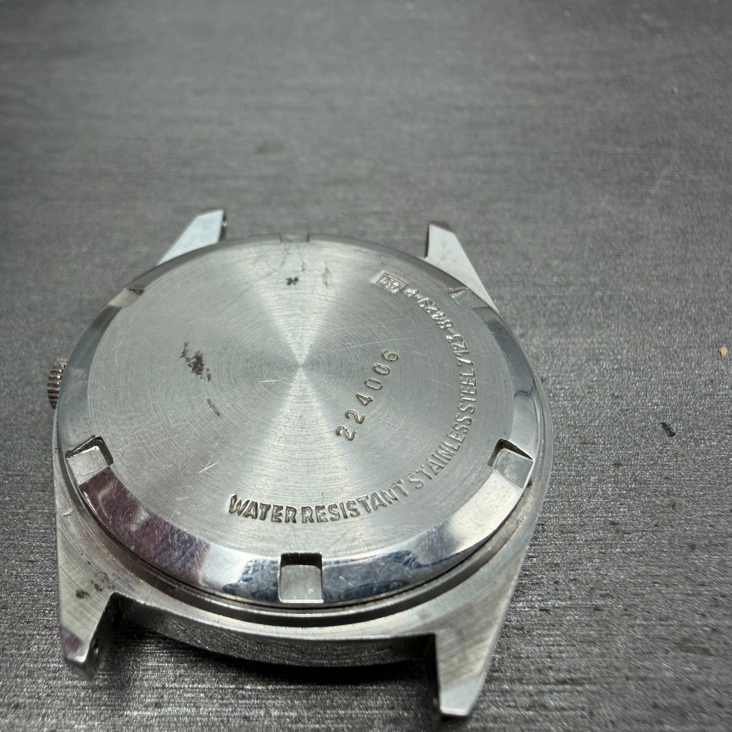 Seiko SQ Watch Men 35mm Silver Dial Silver Tone Daydate Round 7123-8429 PARTS11