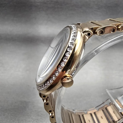 Citizen Eco-Drive Watch Women 30mm MOP Dial Gold Tone Gemmed E031-R007645 Works2