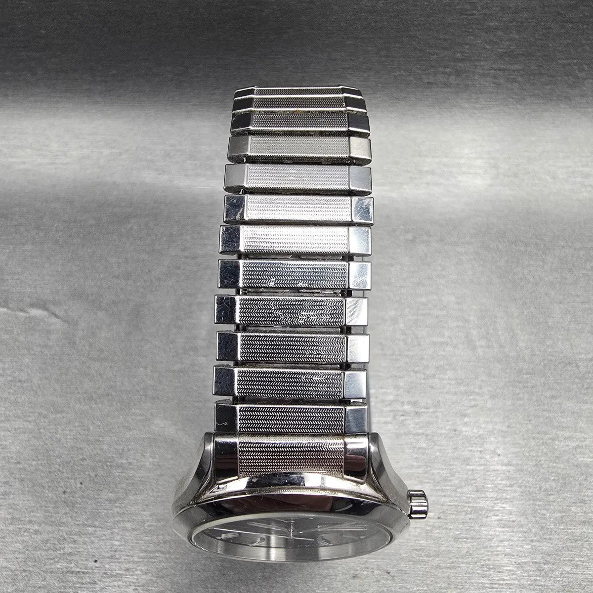 Seiko Watch Men 37mm Blue Dial Silver Tone Daydate Round 7N43-9070 New Battery4