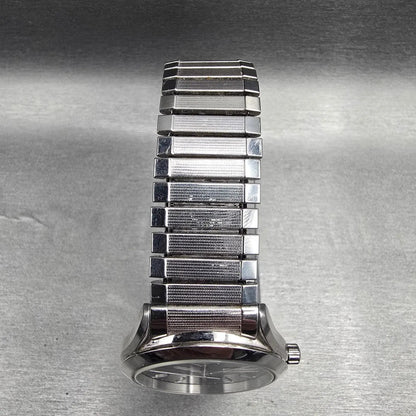 Seiko Watch Men 37mm Blue Dial Silver Tone Daydate Round 7N43-9070 New Battery4