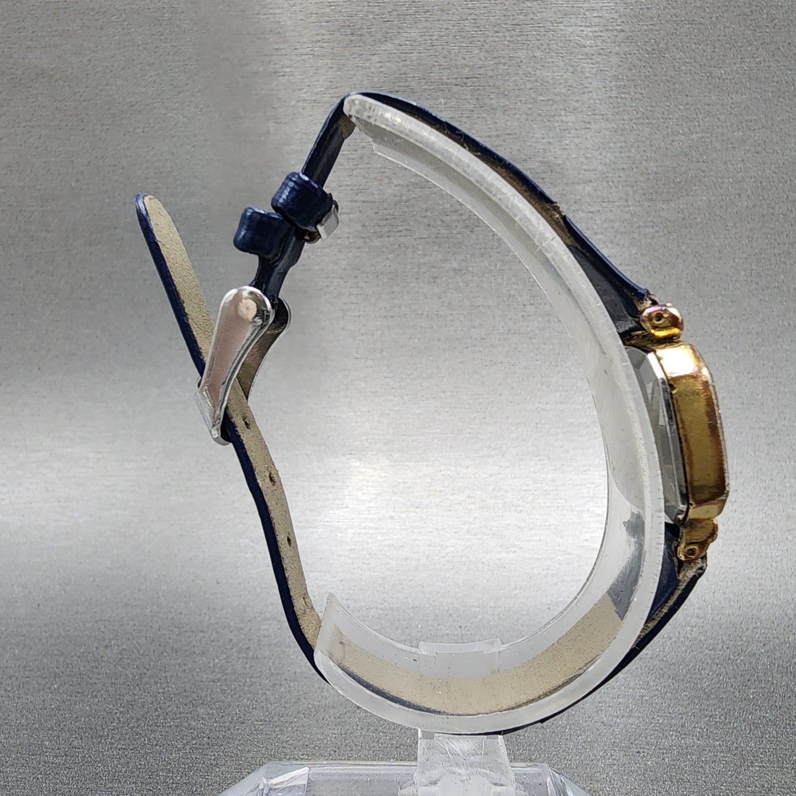 Seiko Watch Women 19mm Champagne Dial Gold Tone Octagon 54215240 New Battery8