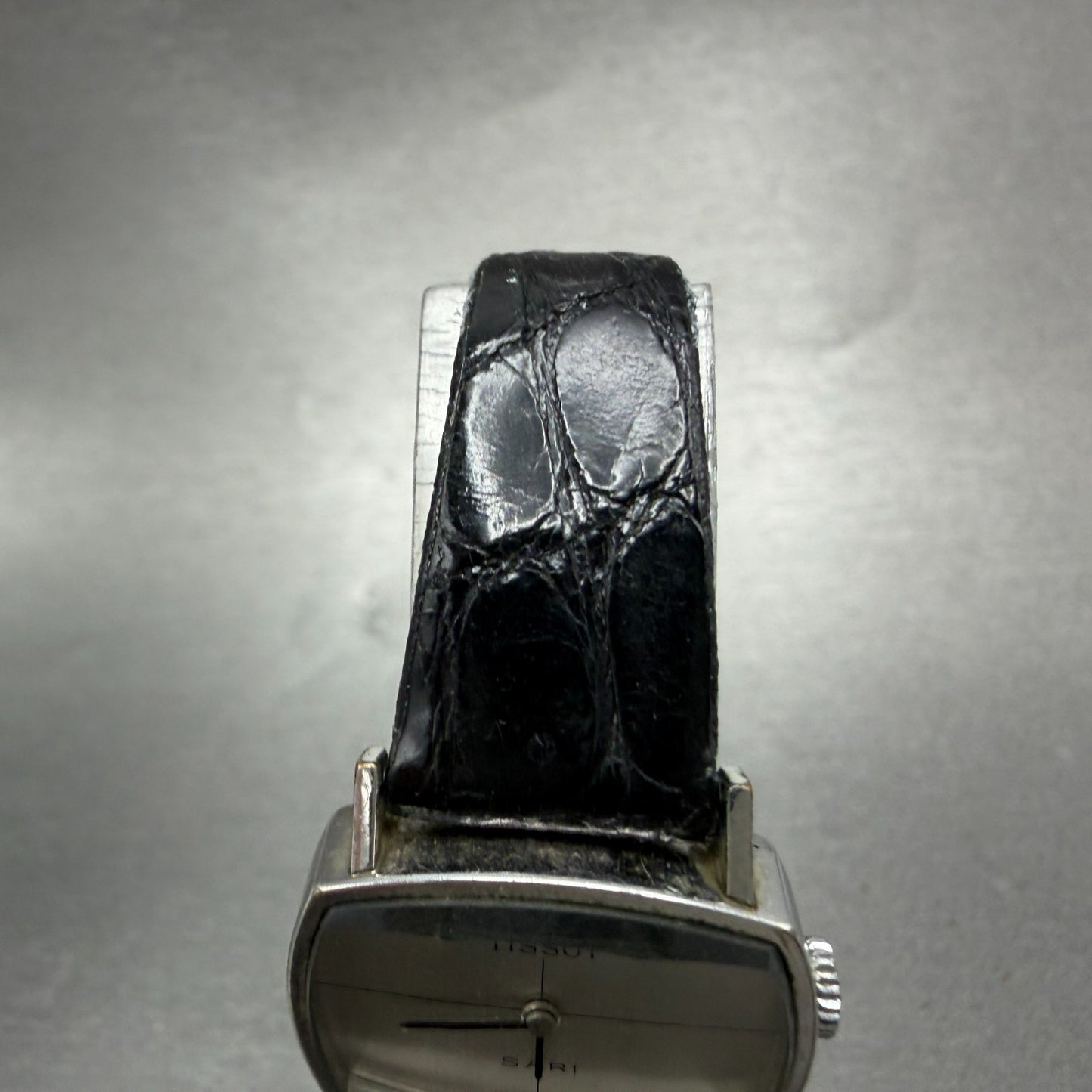 Tissot Sari Watch Women 24mm Silver Dial Silver Tone Rectangle Manual Wind PARTS5
