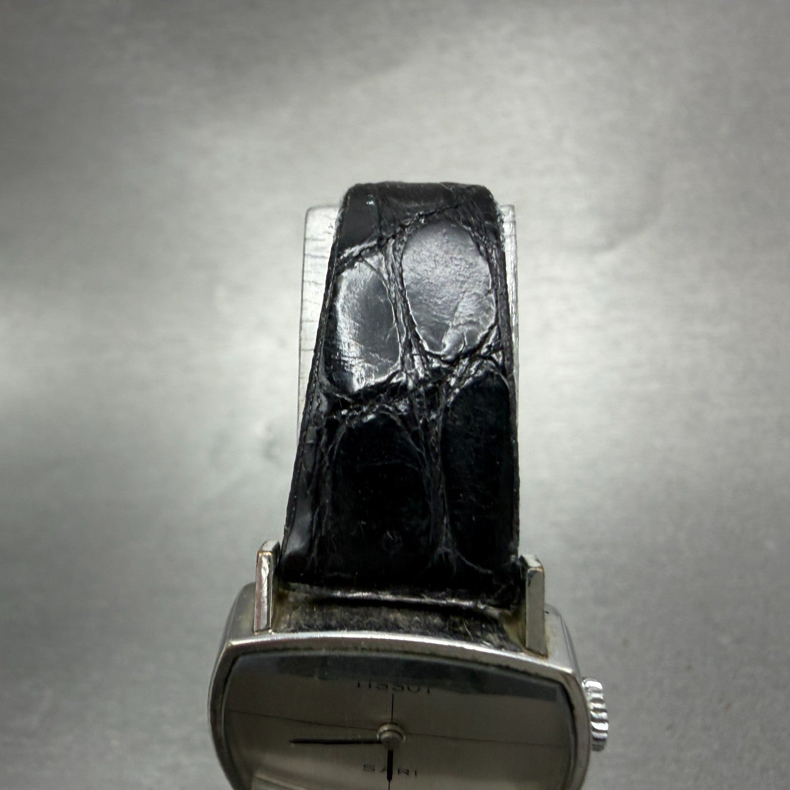 Tissot Sari Watch Women 24mm Silver Dial Silver Tone Rectangle Manual Wind PARTS5