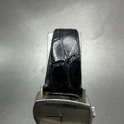 Tissot Sari Watch Women 24mm Silver Dial Silver Tone Rectangle Manual Wind PARTS5