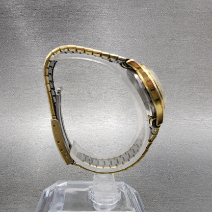 Seiko Watch Women 25mm Champagne Dial Gold Tone Manual Round 11040250 Runs8