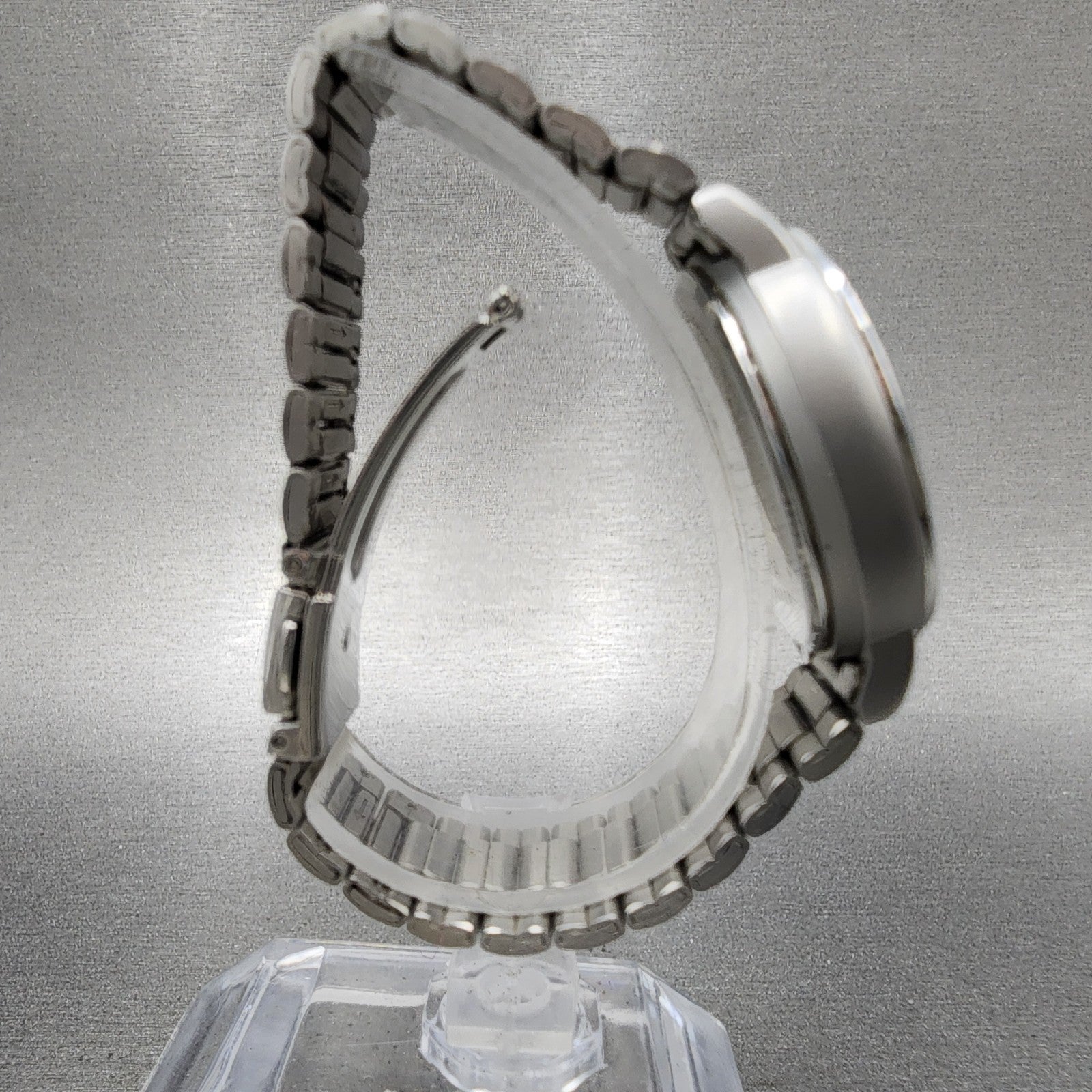 Seiko Agnes B Watch Women 33mm Black Dial Steel Daydate Round V33J0010 New Batt8