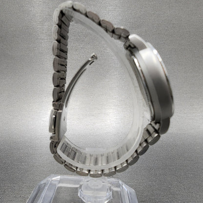 Seiko Agnes B Watch Women 33mm Black Dial Steel Daydate Round V33J0010 New Batt8