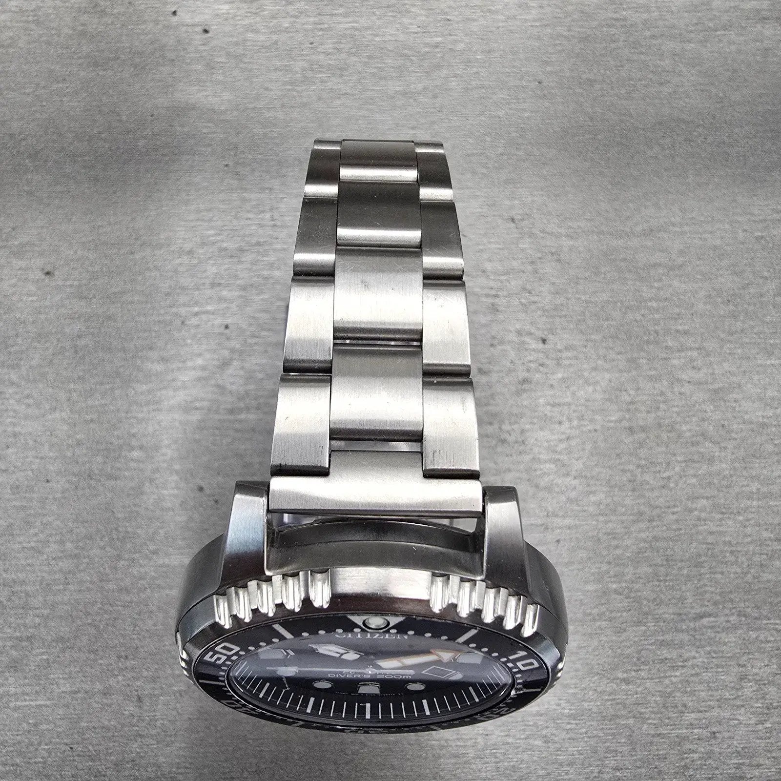 Citizen Eco-Drive Watch Men 44mm Black Dial Two Tone Date E168-S100623 Works4