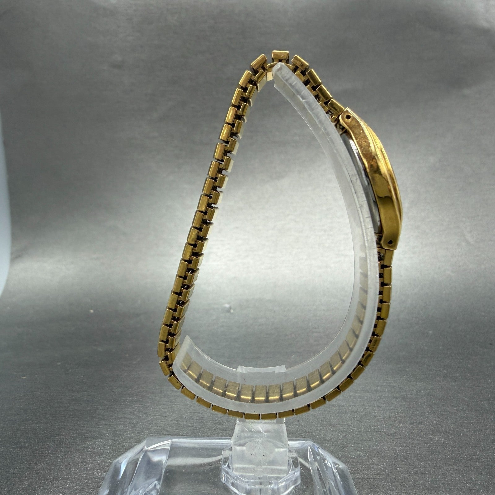 Citizen CQ Watch Women 17mm Champagne Dial Gold Tone 3220-S07122 New Battery8