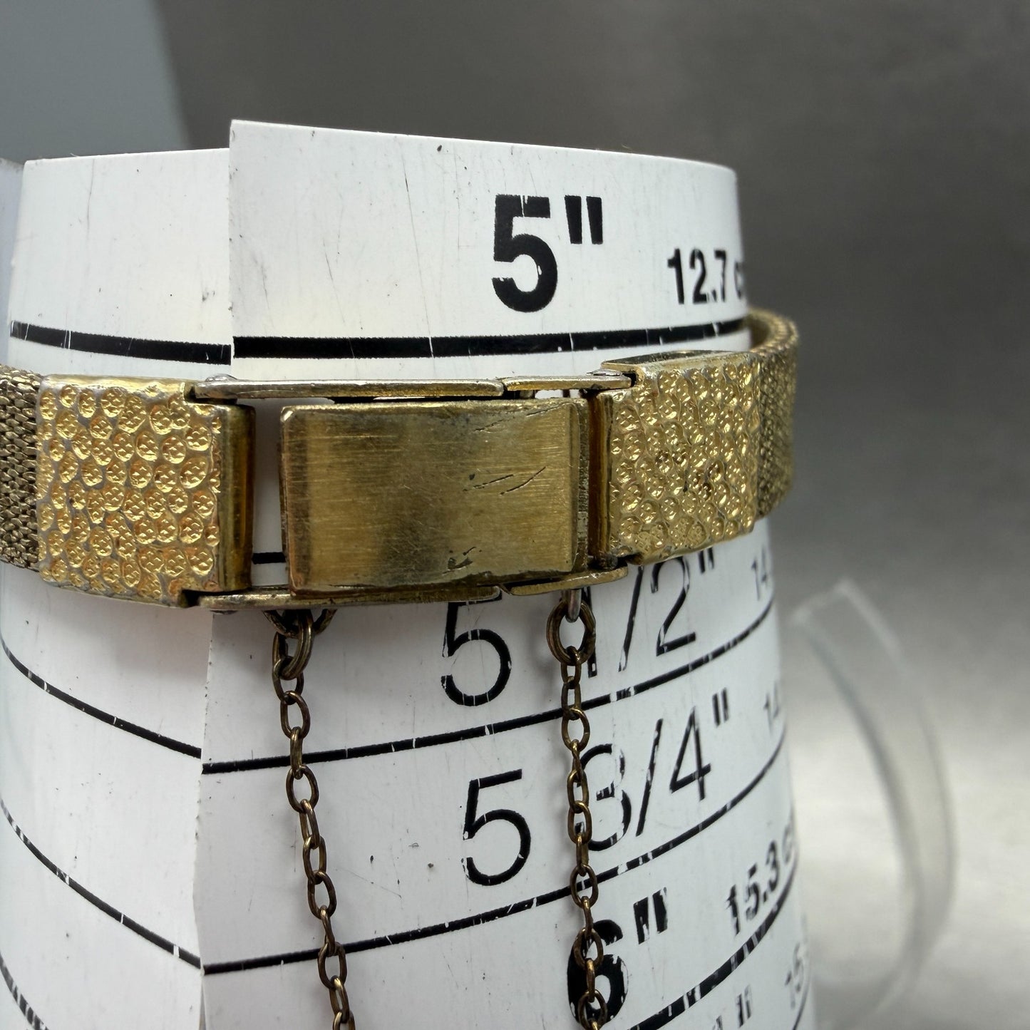 Seiko Watch Women 16mm Champagne Dial Gold Tone Manual Hexagon 11-5199 Runs HJ610