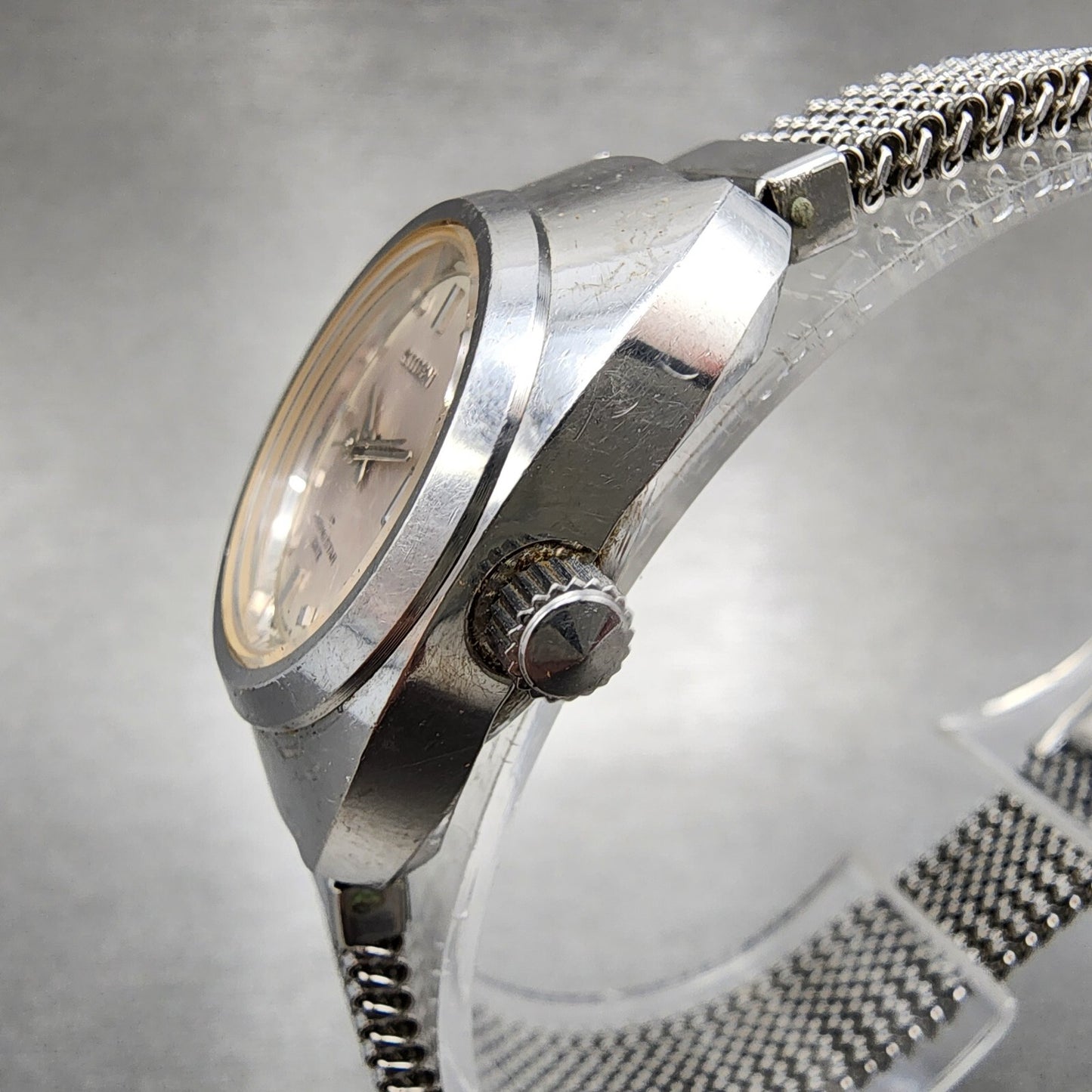 Citizen Cosmo Star Watch Women 24mm Silver Dial Silver Tone Date Manual Runs2