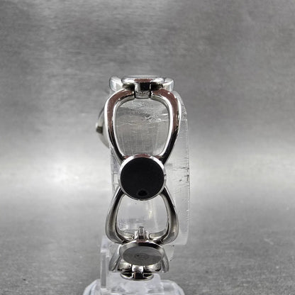 Movado Rondiro Watch Women 25mm Black Dial Steel 0605971 New Battery7