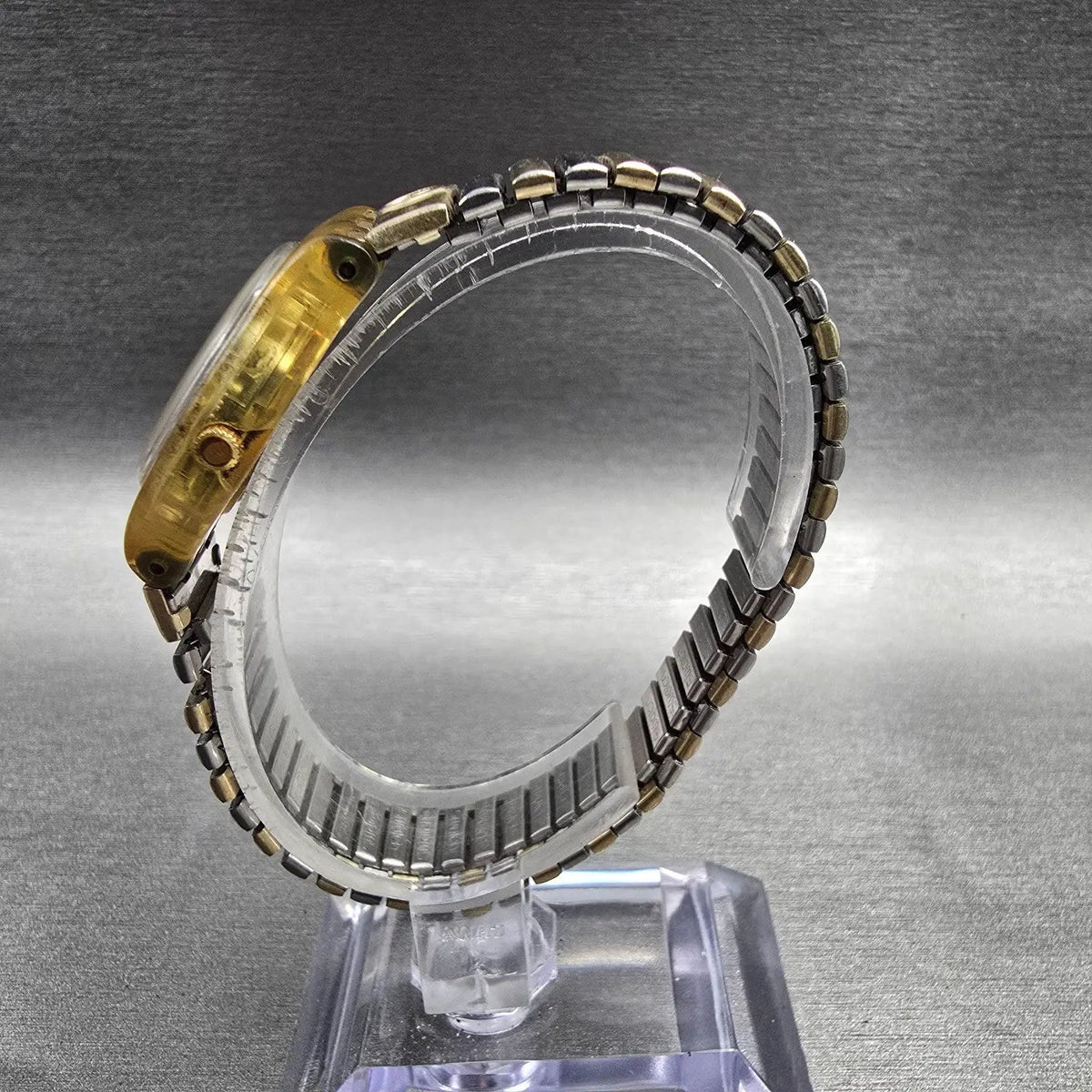 Swatch Tournevis Watch Women 25mm Blue Dial Yellow Case Round LK145 New Battery6