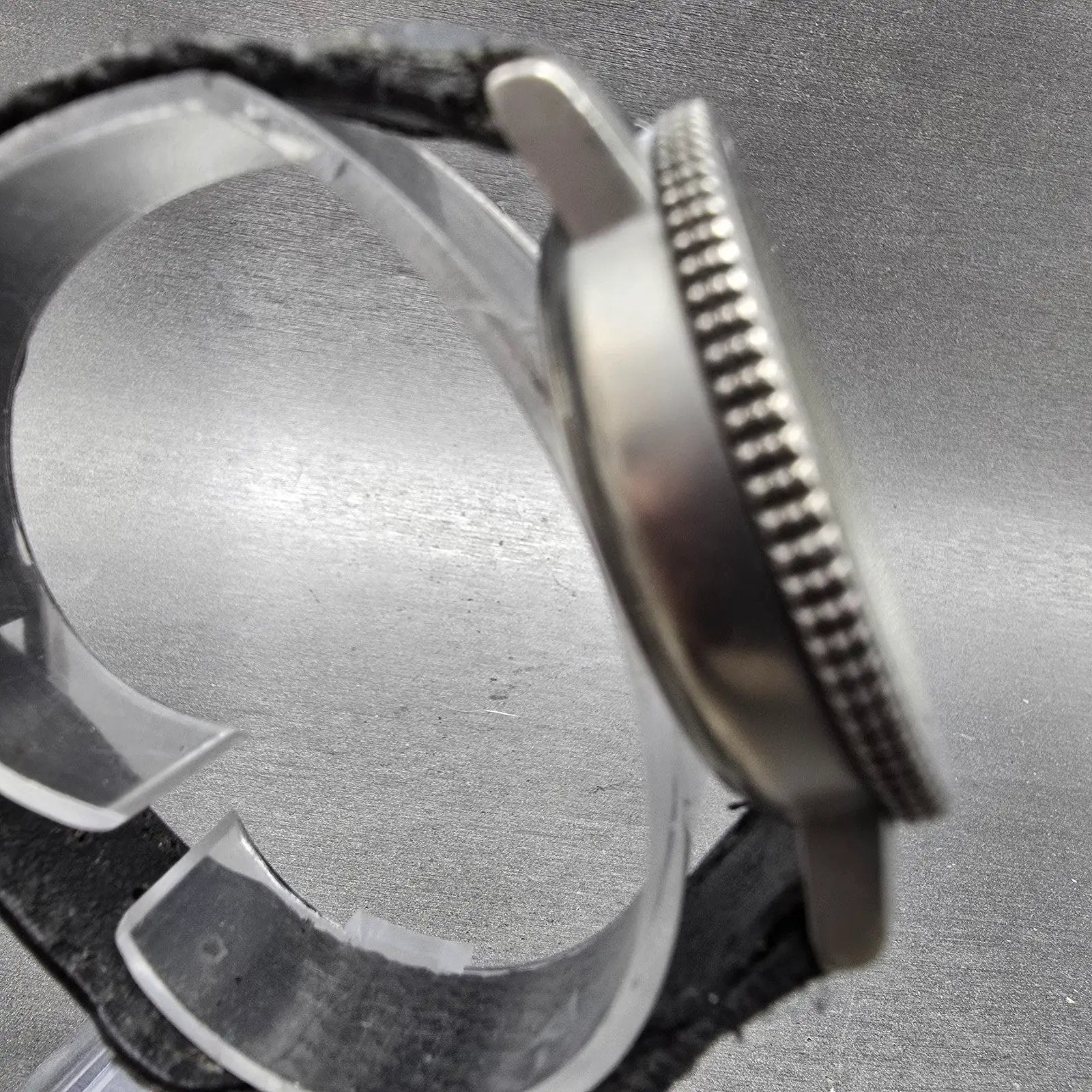 Boccia Titanium Chronograph Watch Men 37mm Yellow Dial Titanium Date READ NewBat3