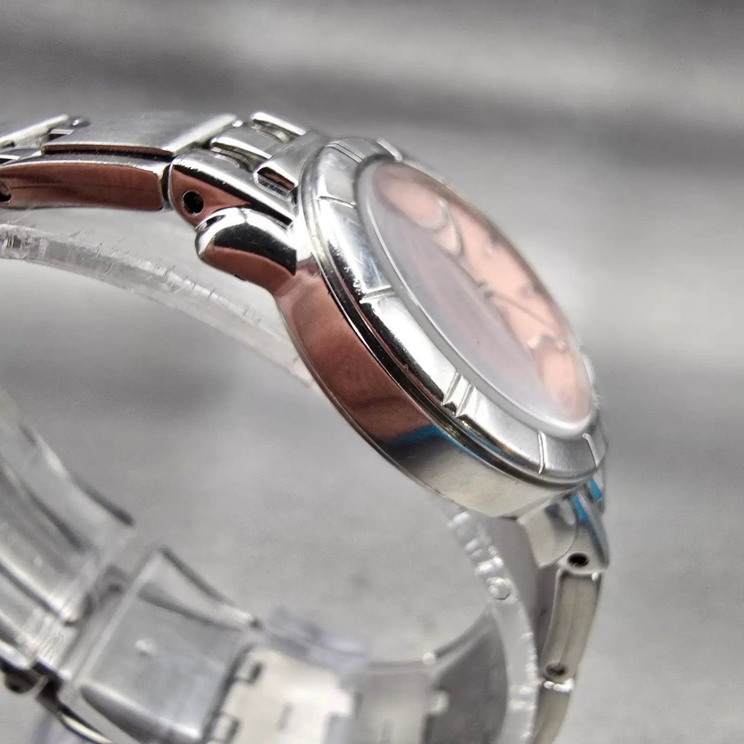 Seiko Alba Watch Women 24mm MOP Dial Silver Tone Round 1N01-0EN0 New Battery3