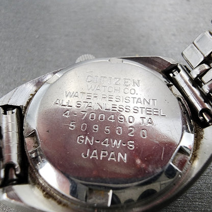 Citizen Automatic Watch Women 26mm Green Dial Silver Tone Daydate Round Runs9